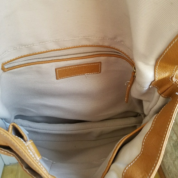 Talbots Leather Camel Color Purse - Picture 2 of 8